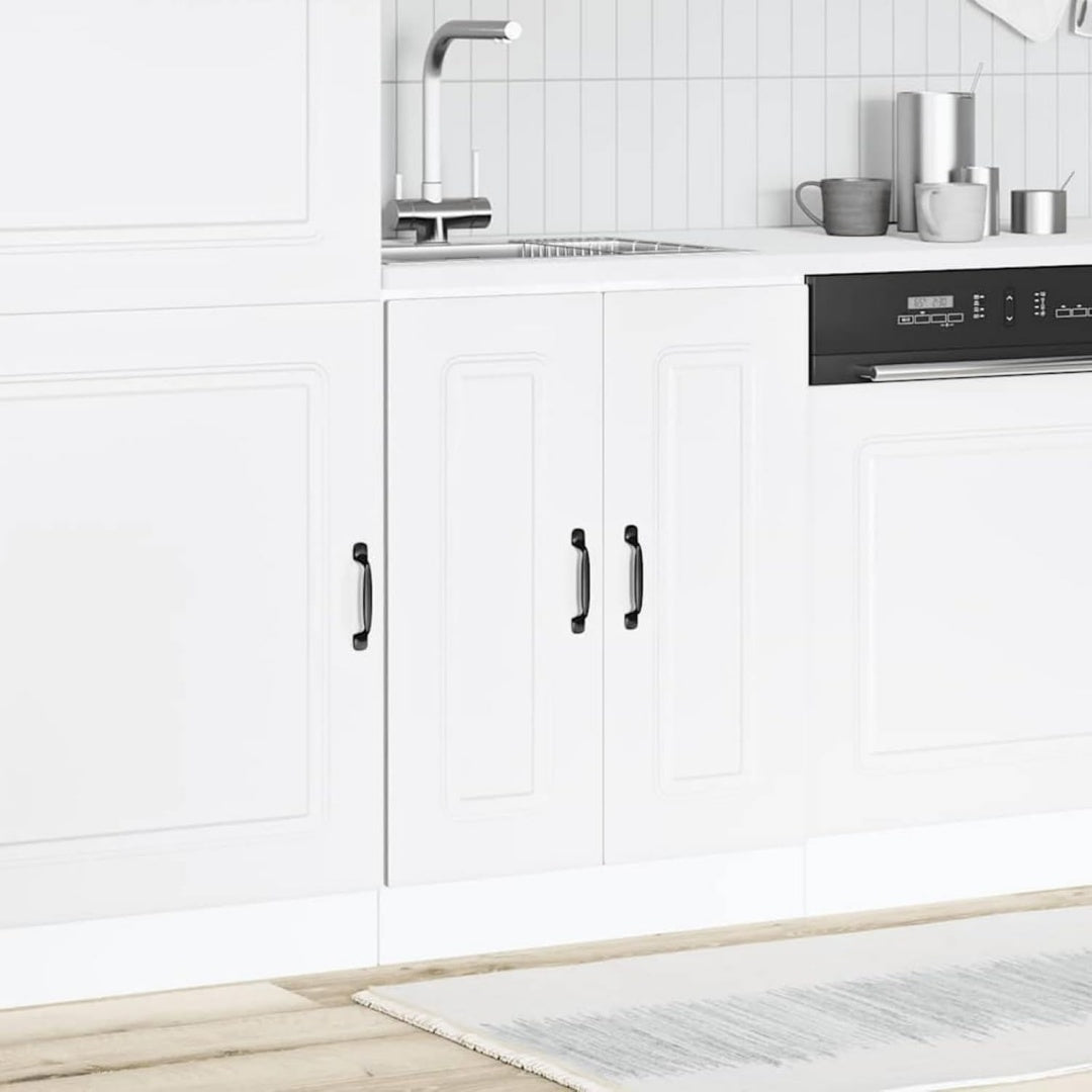 Stauraumschrank mit Tueren 60 x 46 x 81.5 cm natur