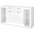 Buffets mit Tueren mit Stauraum silber