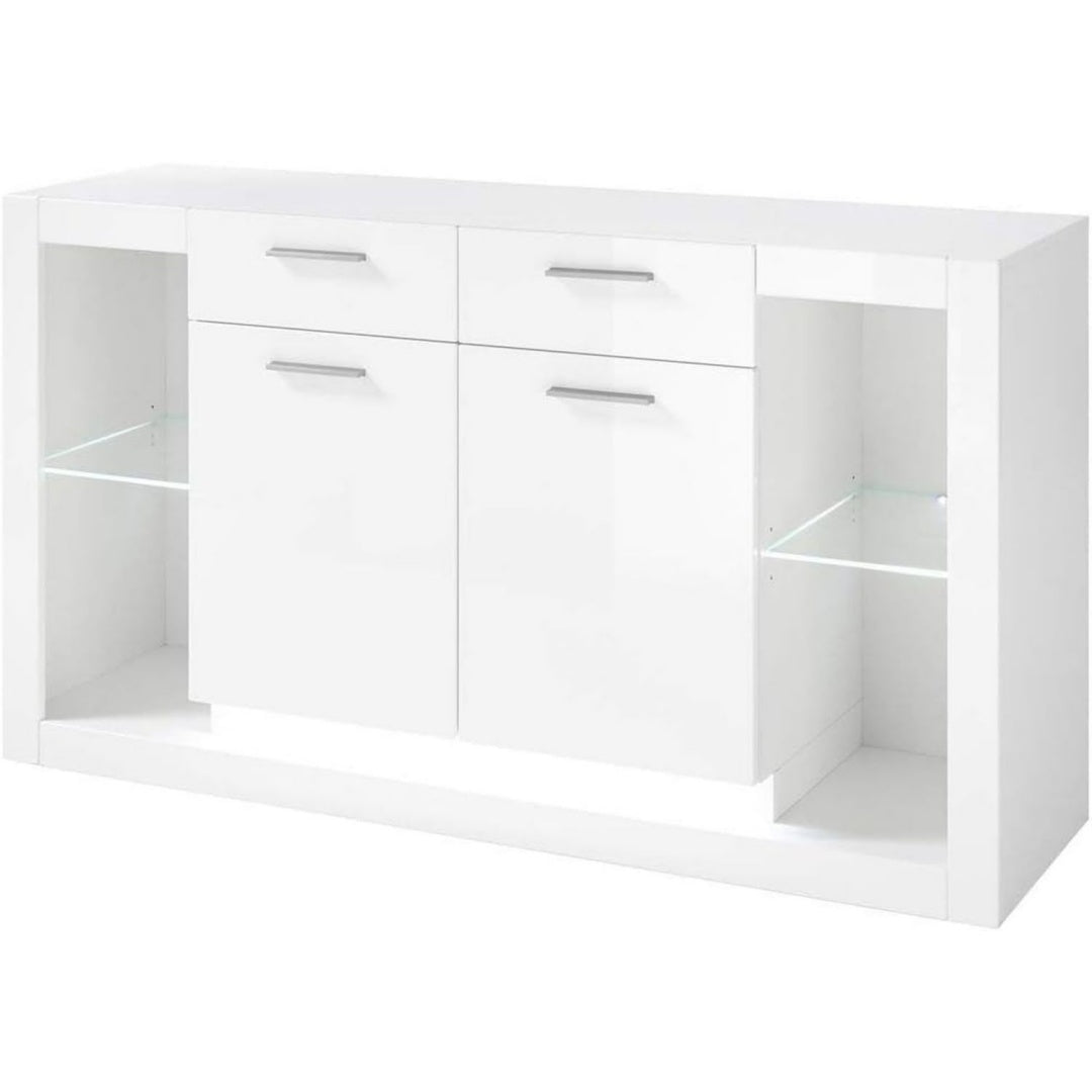 Buffets mit Tueren mit Stauraum silber
