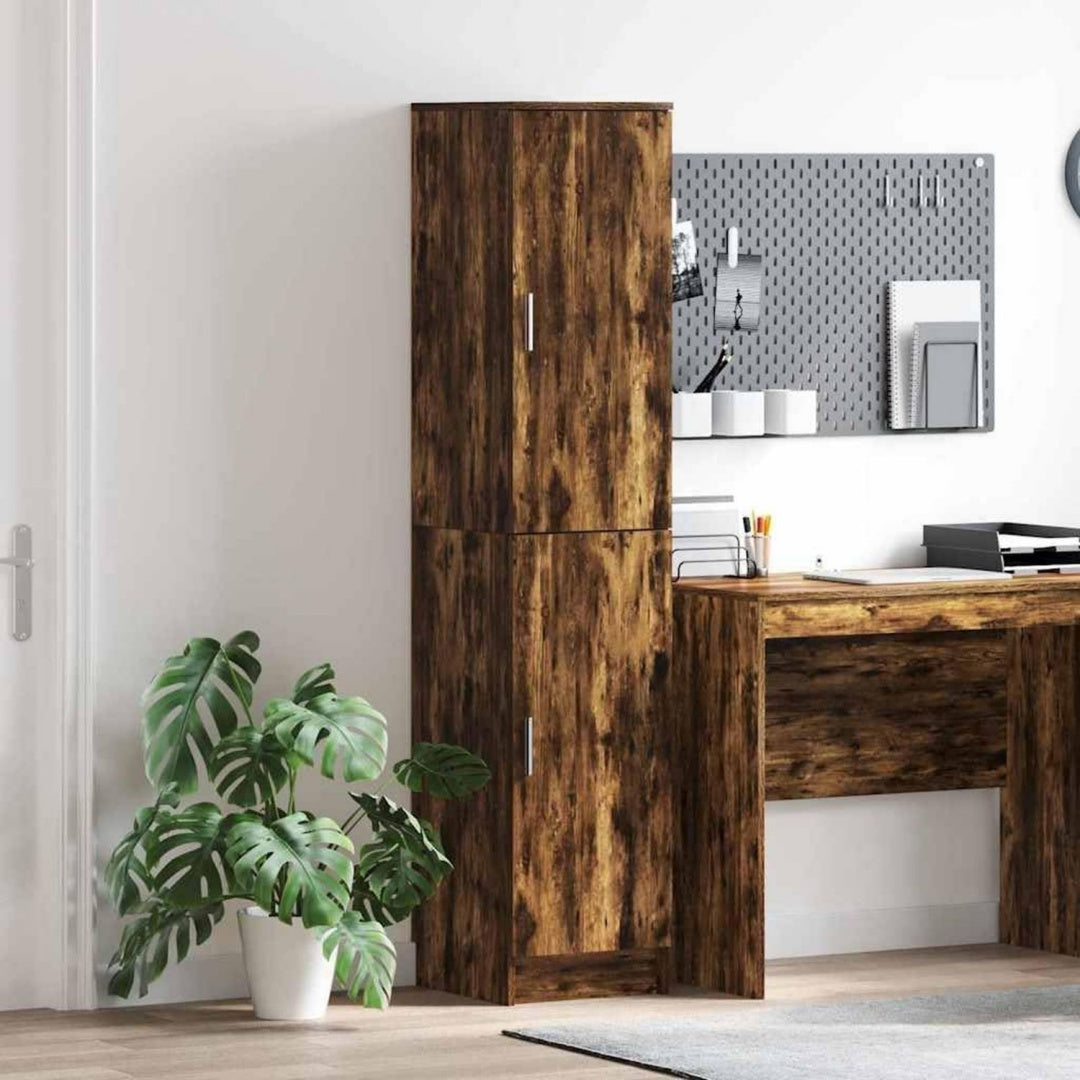 Schubladenschrank eiche mit Tueren mit Stauraum