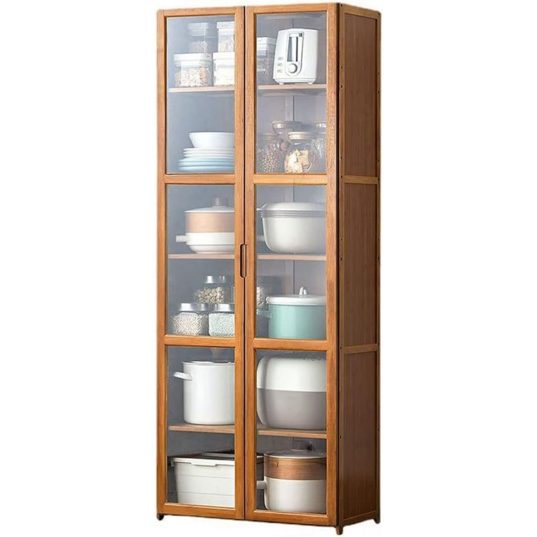 Schrankmoebel Buffets Sideboards Haushaltsboden-zu-Decke-mehrschichtiges Schliefach Multifunktionales schwarz