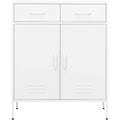 Kommode Lagerschrank Turen Schubladen Sideboard schwarz