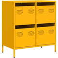 Funktionsmoebel mit Schubladen 68 x 39 x 73,5 cm schwarz