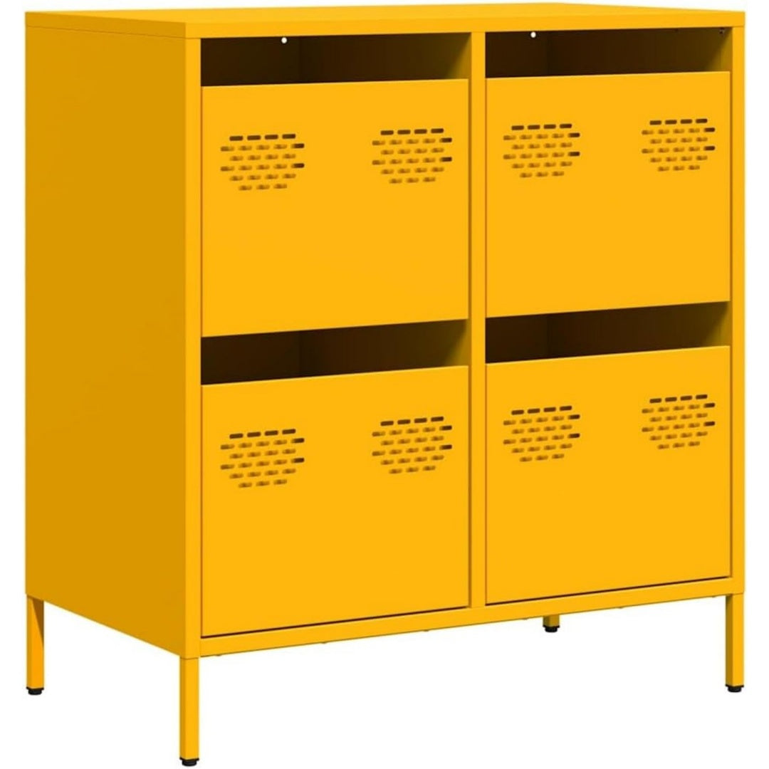 Funktionsmoebel mit Schubladen 68 x 39 x 73,5 cm schwarz