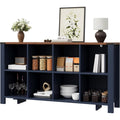 Schubladenschrank blau mit Stauraum