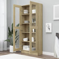 Schrankmoebel mit Tueren 82.5 x 30.5 x 185.5 cm eiche