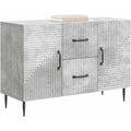 Moebel fuer Innenraeume mit Schubladen 89 x 34,5 x 60 cm grau
