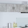 Stauraumschrank Wandschrank Lucca Betongrau Spanplatte Hangeschrank natur