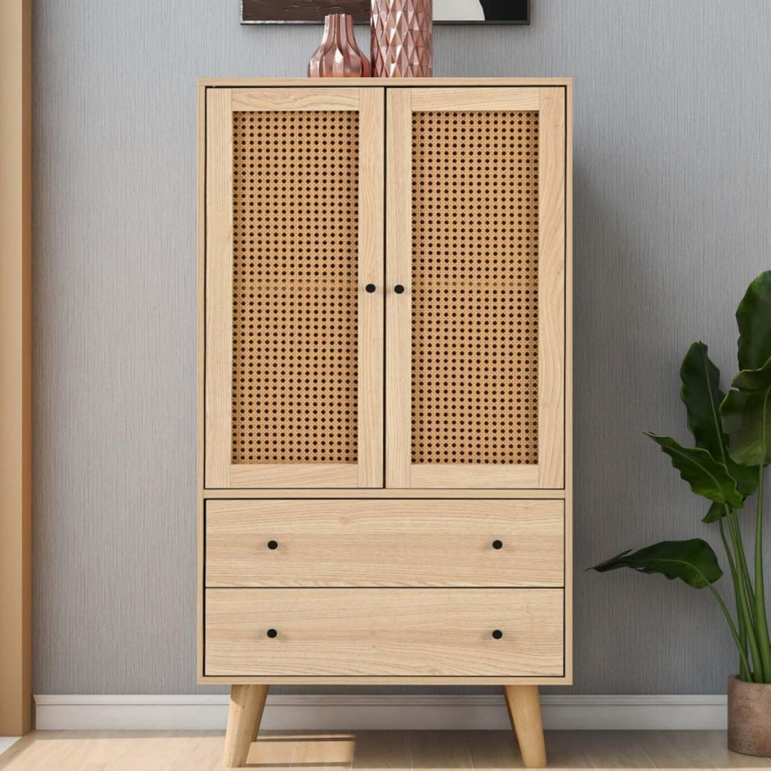 Schubladenschrank Sideboard Turen Schubladen, Aufbewahrungsschrank schwarz