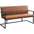 Wohnstuhl mit LED Beleuchtung 160 x 88 x 63 cm braun