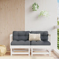 Wohnzimmersofa mit Tueren modular anthrazit