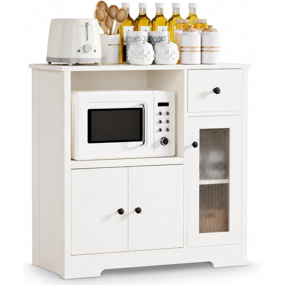 Stauraumschrank mit Schubladen 40 x 80 x 80 cm natur