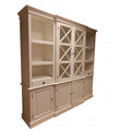 Stauraumschrank mit Tueren aus MDF natur