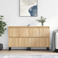 Schubladenschrank eiche mit Tueren mit Glas