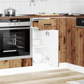 Stauraumschrank Kuchen-Unterschrank Lucca Altholz Holzwerkstoff verstellbaren natur