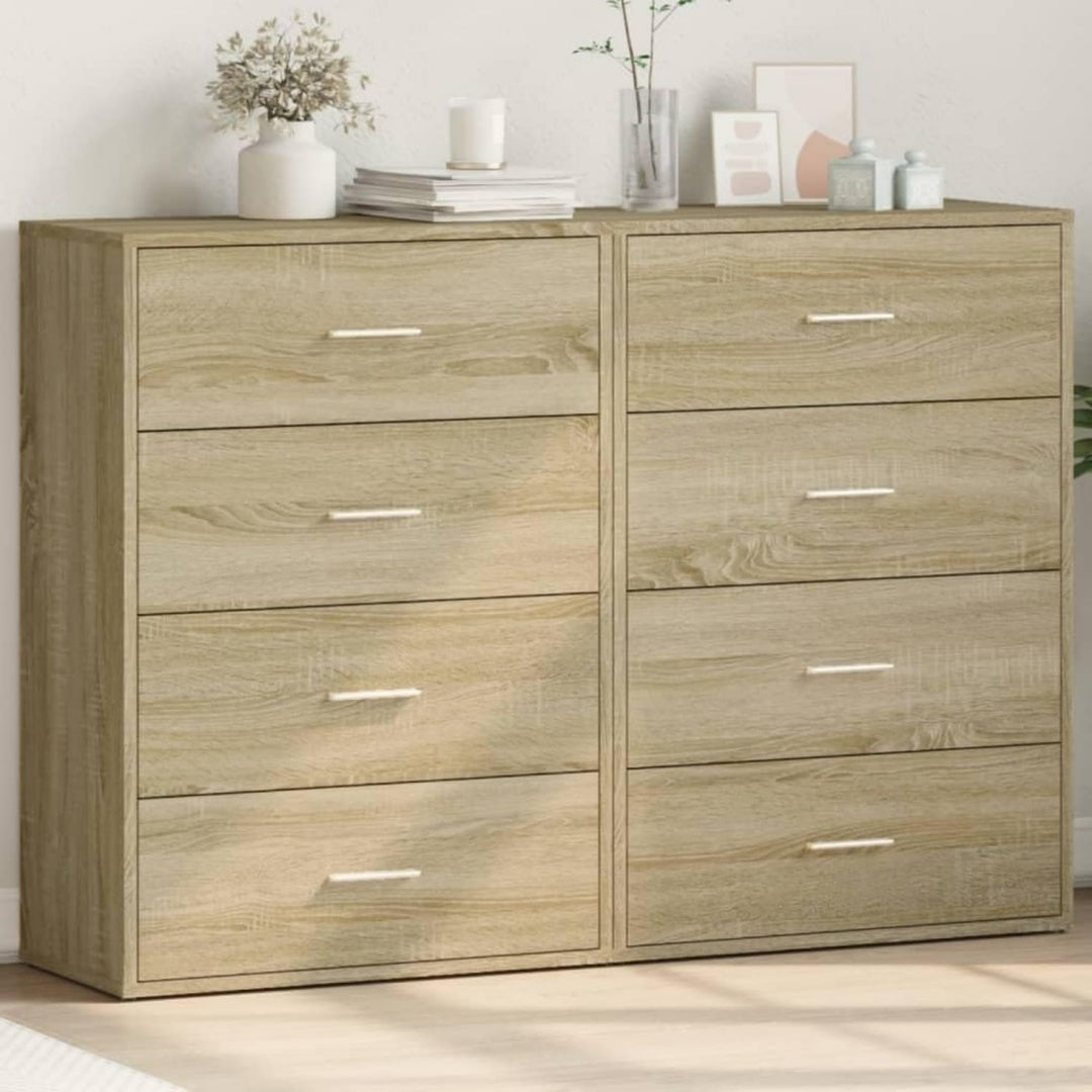 Schubladenschrank mit Schubladen mit Stauraum eiche
